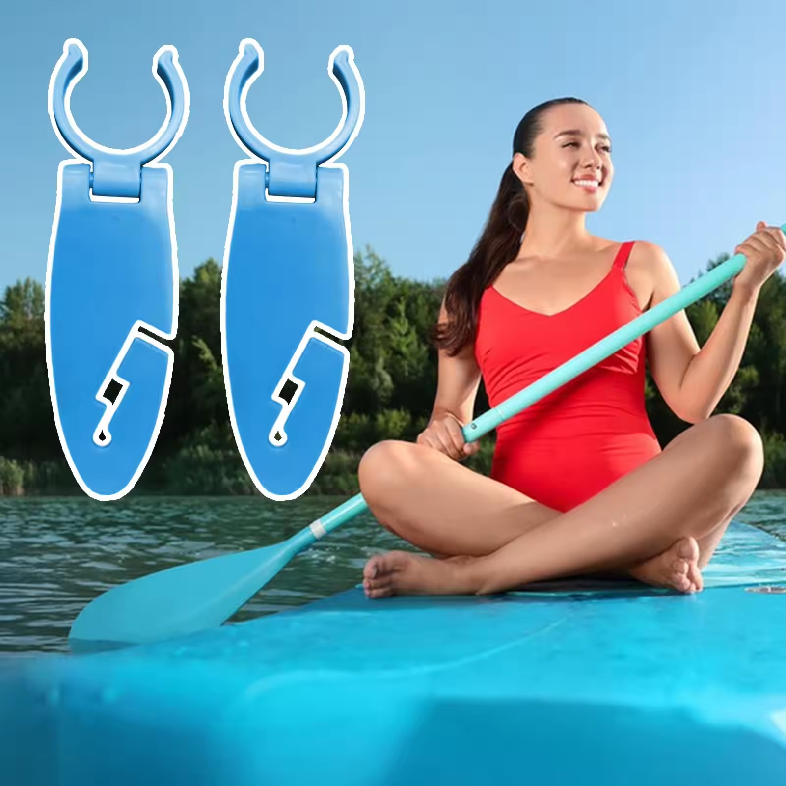 Fishing Boat Paddle - 2pcs Stand Up Paddle Board Clips