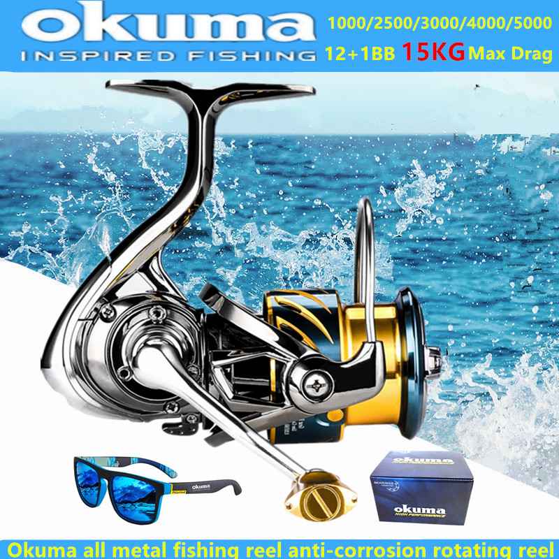 Okuma all metal fishing reel 1 – обзор и цена Fishing Boat Steering Wheel