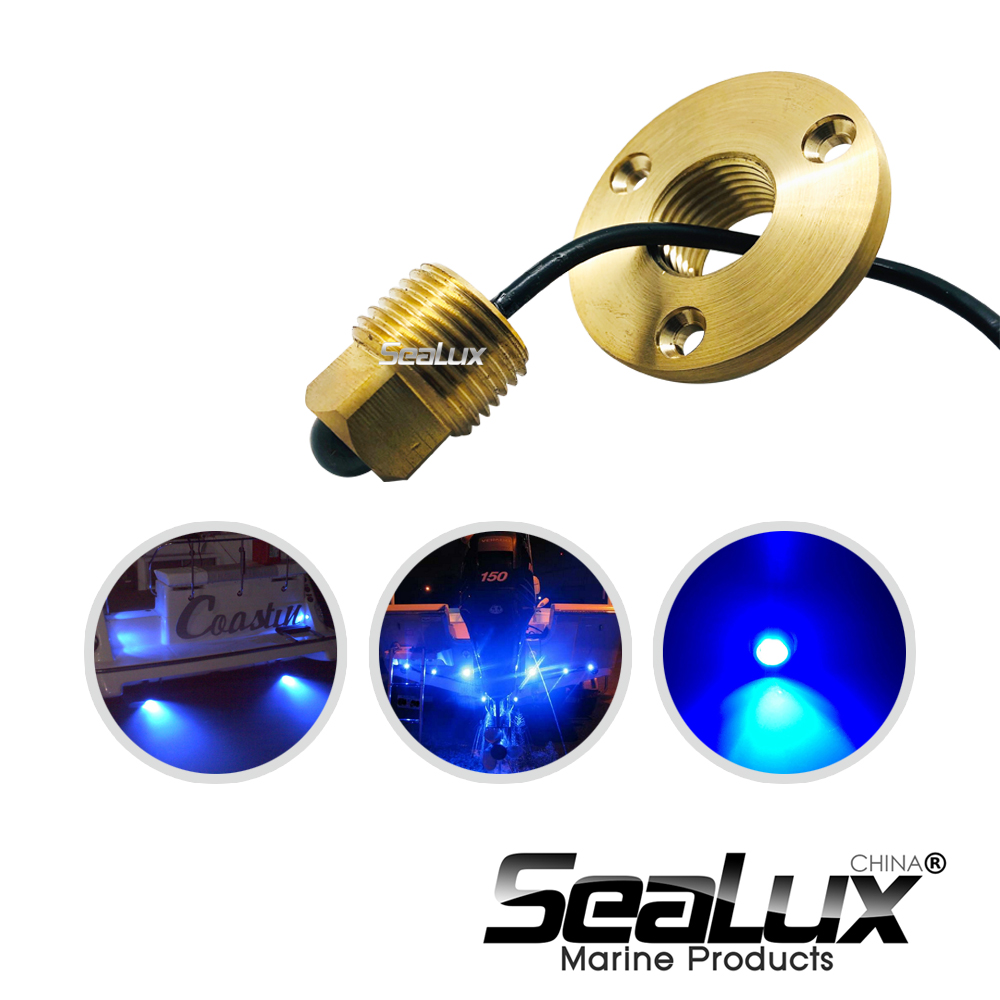 Sealux Brass drain plug LED li – обзор и цена Fishing Boat Navigation Light