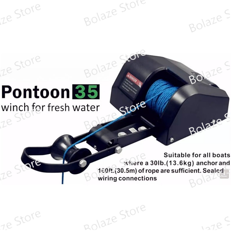 Marine Electric Windlass Saltw – обзор и цена Fishing Boat Anchor Winch