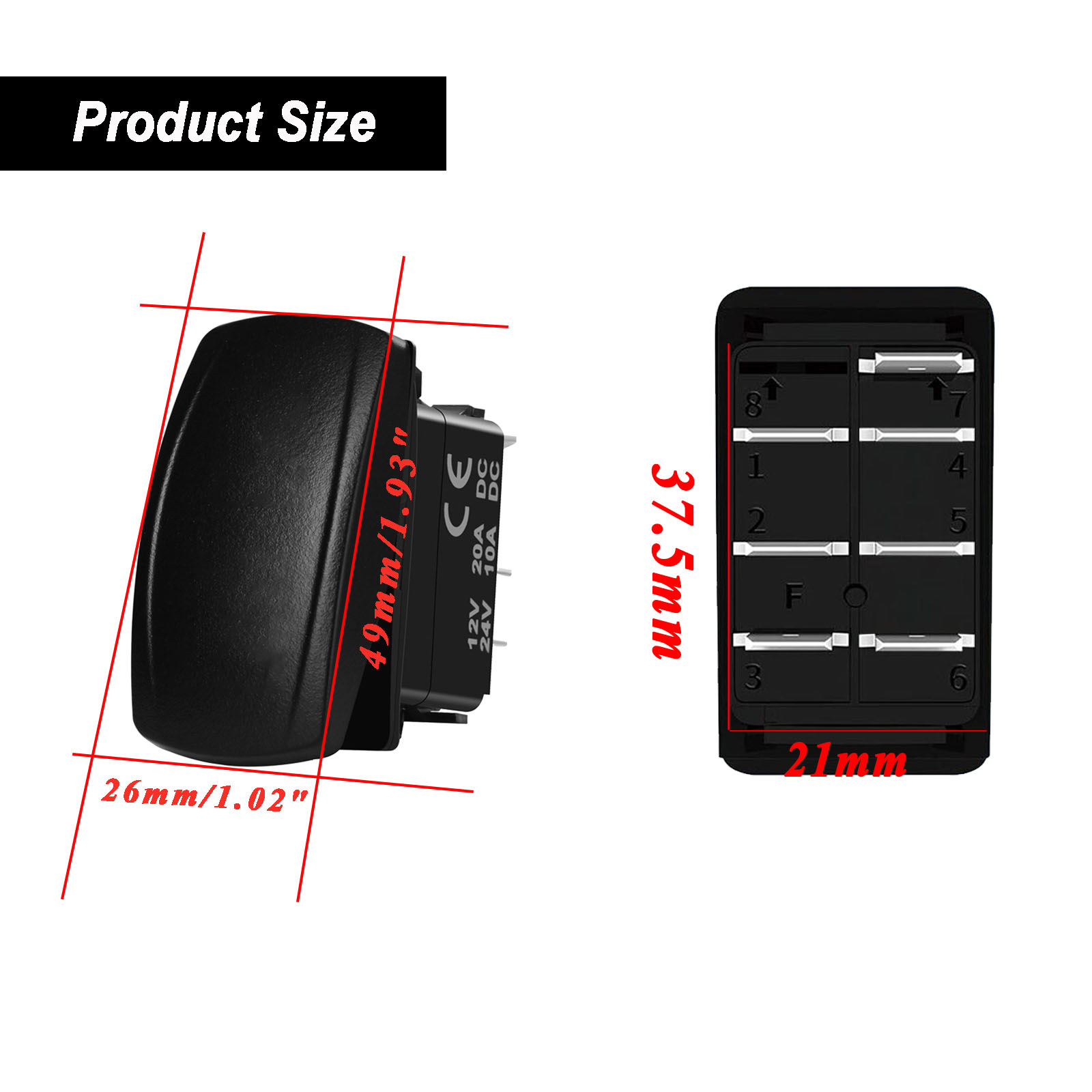 12V/24V Waterproof Backlit Mar – обзор и цена Fishing Boat Navigation Light