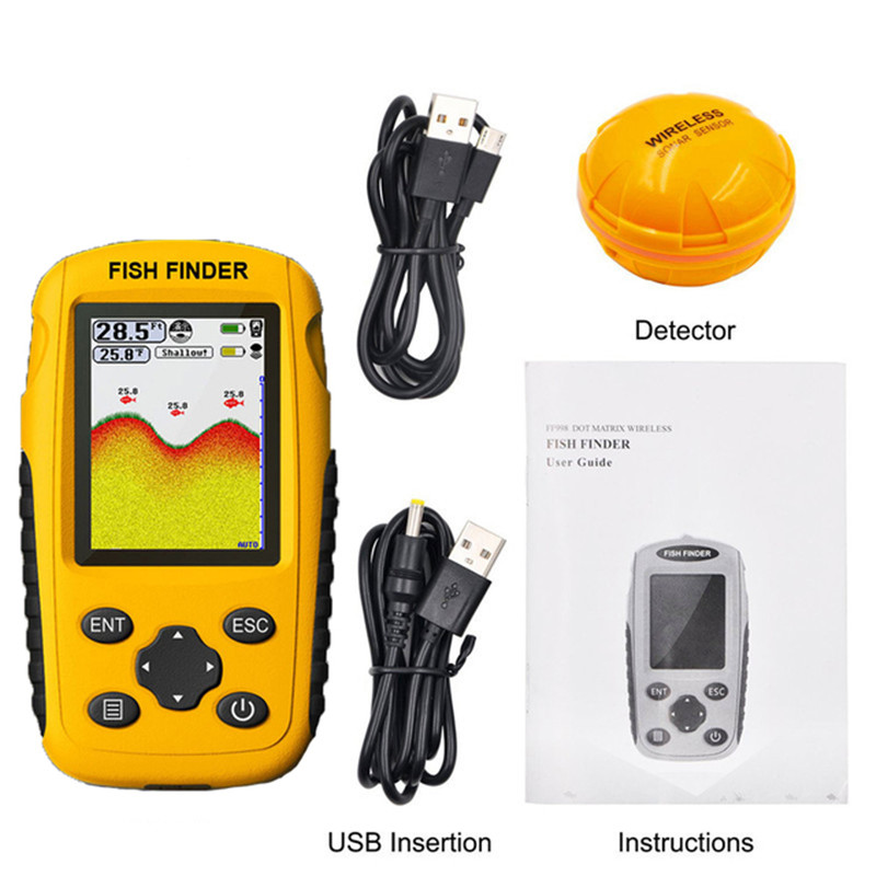 Fish finder wireless Wireless  – обзор и цена Fishing Boat Depth Finder