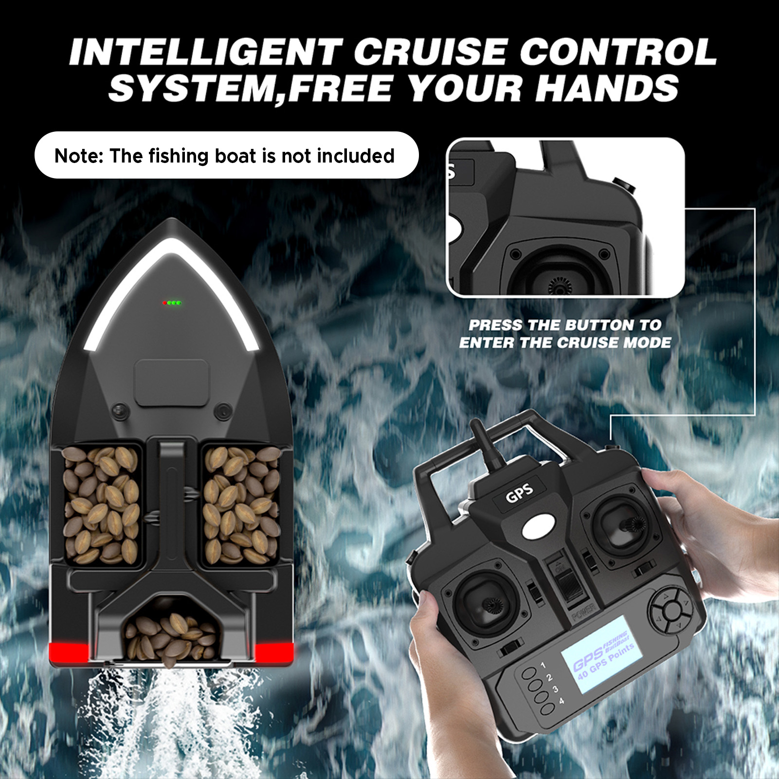 Remote Control for V020 GPS Fi – обзор и цена Fishing Boat Gps