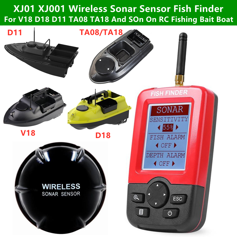 Wireless Sonar Sensor Fish Fin – обзор и цена Fishing Boat Depth Finder