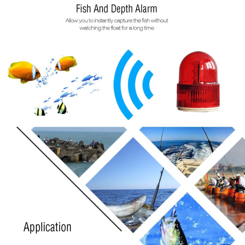 Wireless Sonar Sensor Fish Fin – обзор и цена Fishing Boat Depth Finder
