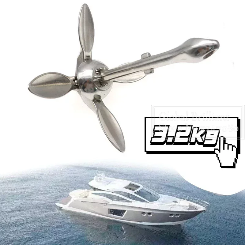 3.2KG/4KG Boat Stainless Steel – обзор и цена Fishing Boat Anchor