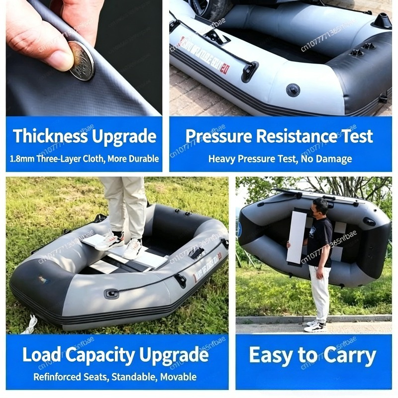 1.75m Rubber Inflatable Boat A – обзор и цена Fishing Boat Inflatable