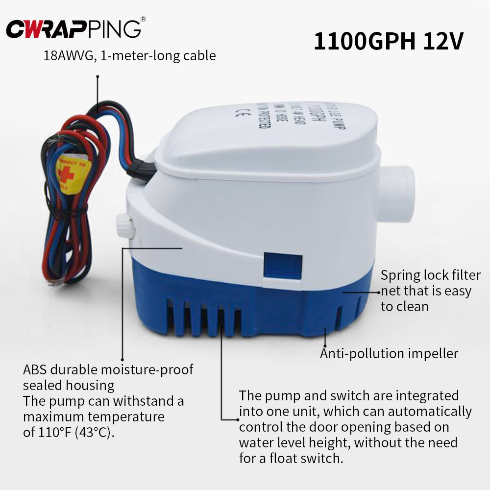 Car RV Bilge Pump for Boats Ac – обзор и цена Fishing Boat Bilge Pump