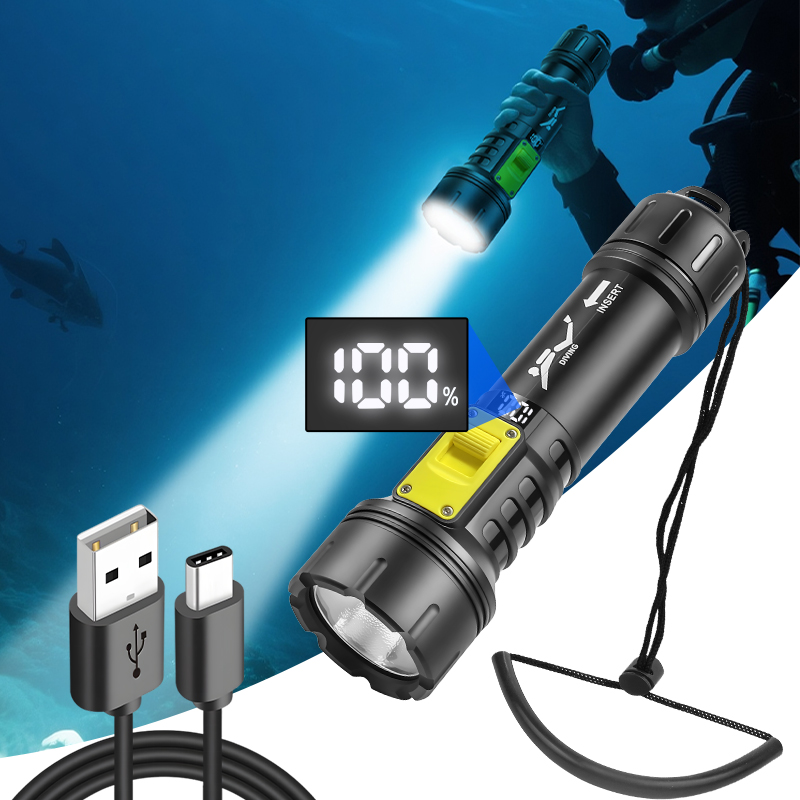 New XHP70 Diving Flashlight IP – обзор и цена Fishing Boat Cover