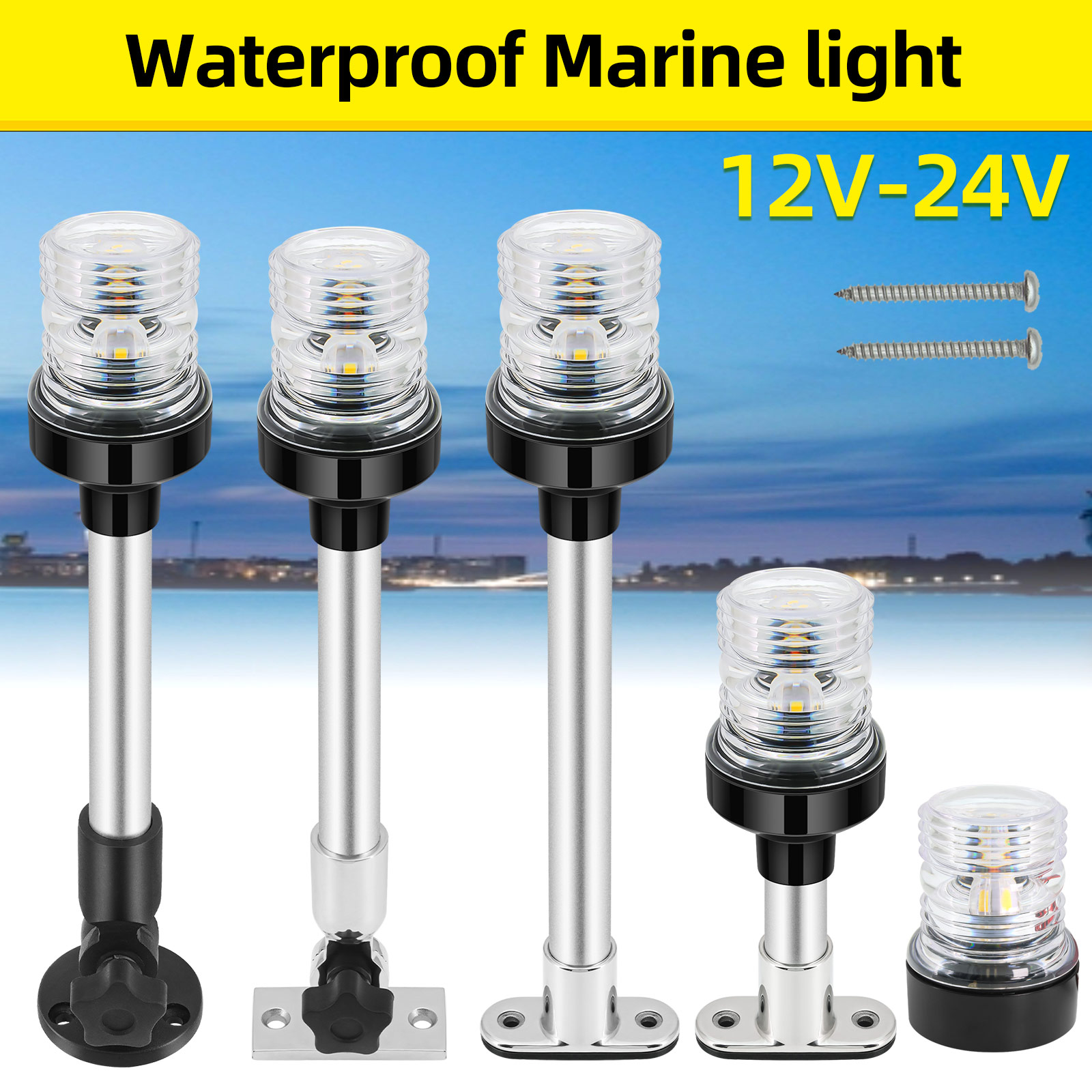6/12inch LED Fold Yacht Naviga – обзор и цена Fishing Boat Paddle