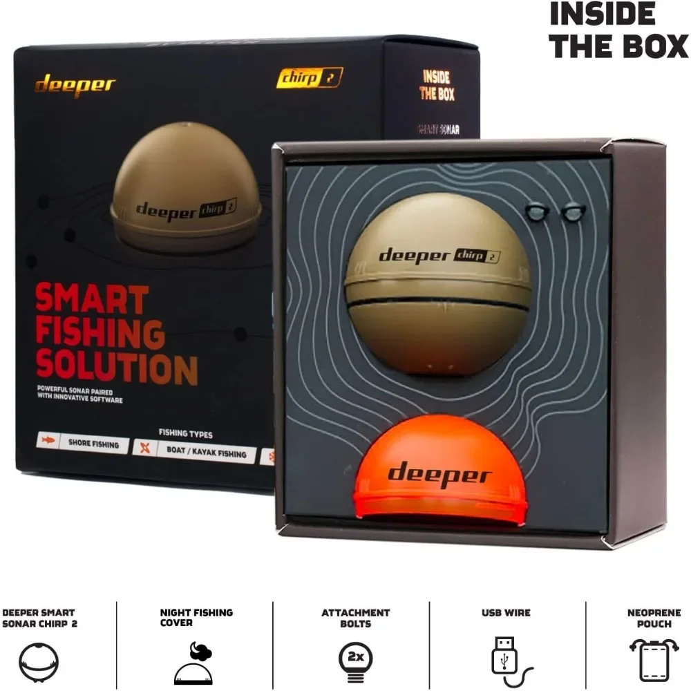 A  Chirp 2 Sonar Fish Finder - – обзор и цена Fishing Boat Depth Finder