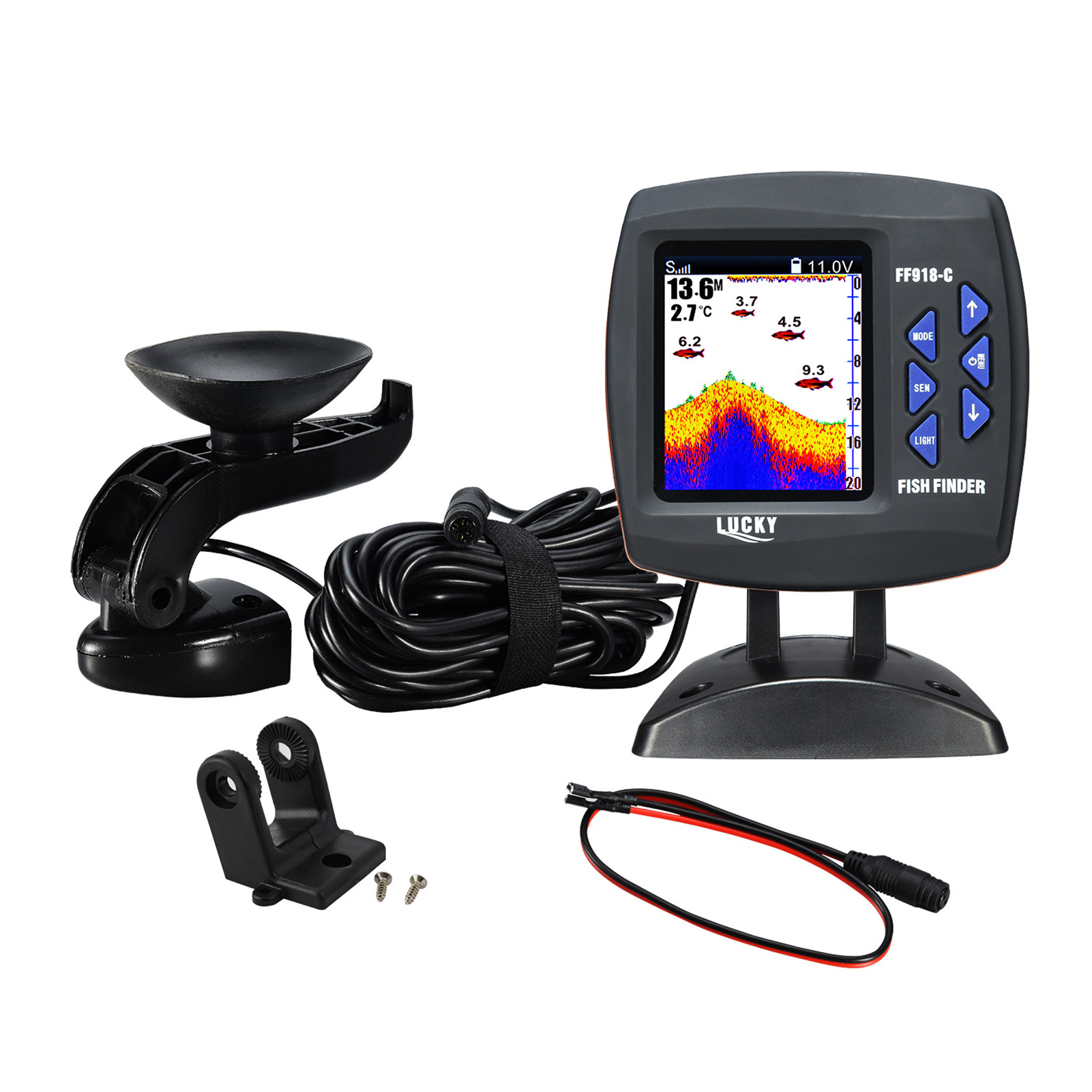 Fish Finder Wireless Sonar Sen – обзор и цена Fishing Boat Depth Finder