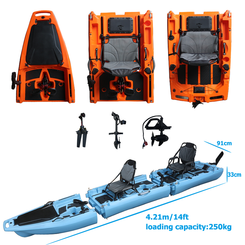 14FT 2 Person Detachable  Peda – обзор и цена Fishing Boat Seat