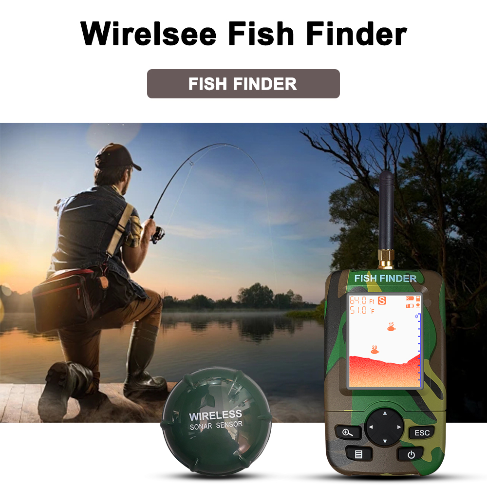 Smart Portable Sonar Fish Find – обзор и цена Fishing Boat Depth Finder
