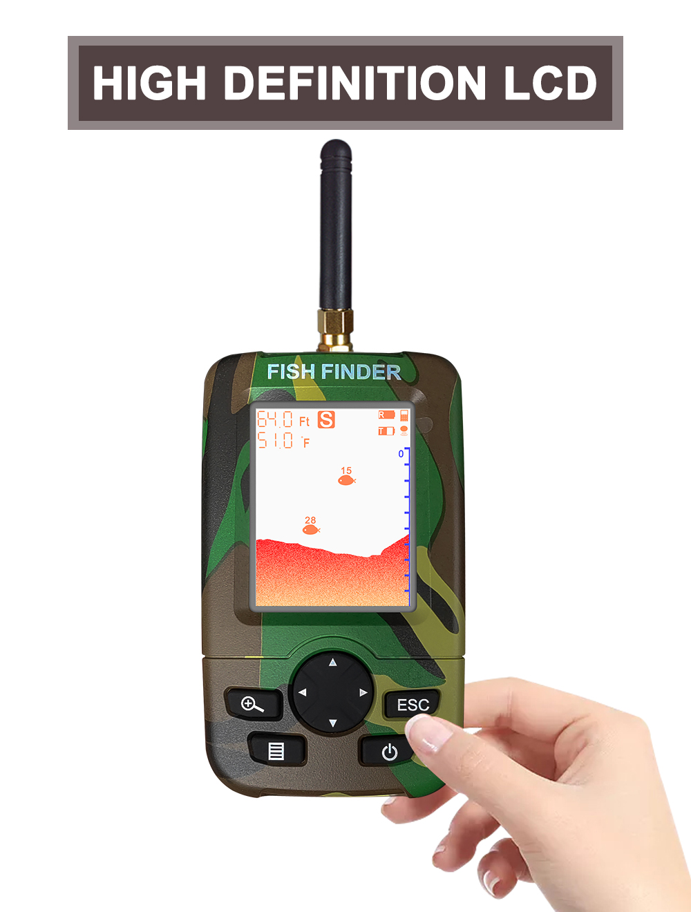 Smart Portable Sonar Fish Find – обзор и цена Fishing Boat Depth Finder