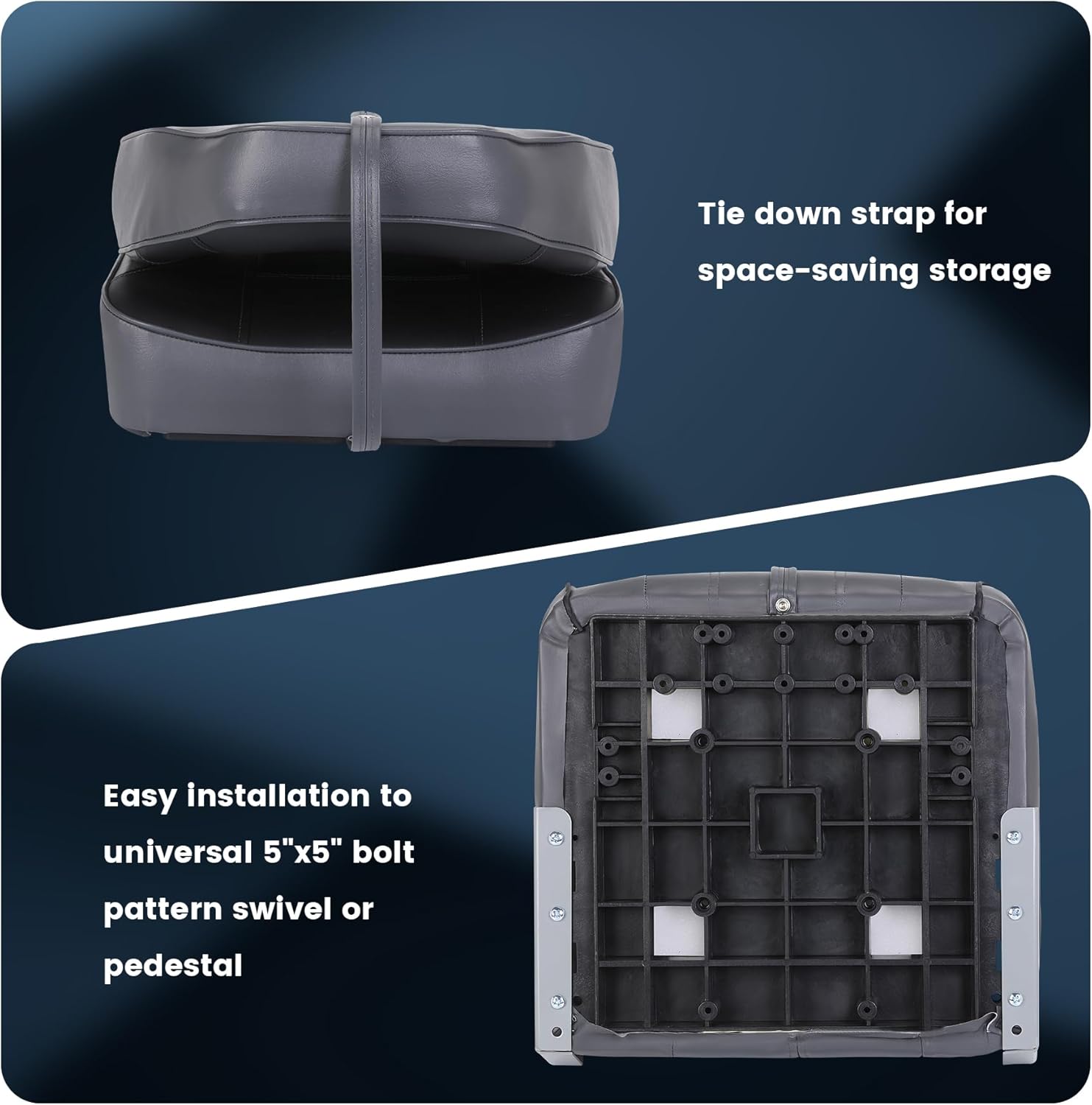 2 Pack Folding Boat Seats, Hig – обзор и цена Fishing Boat Seat