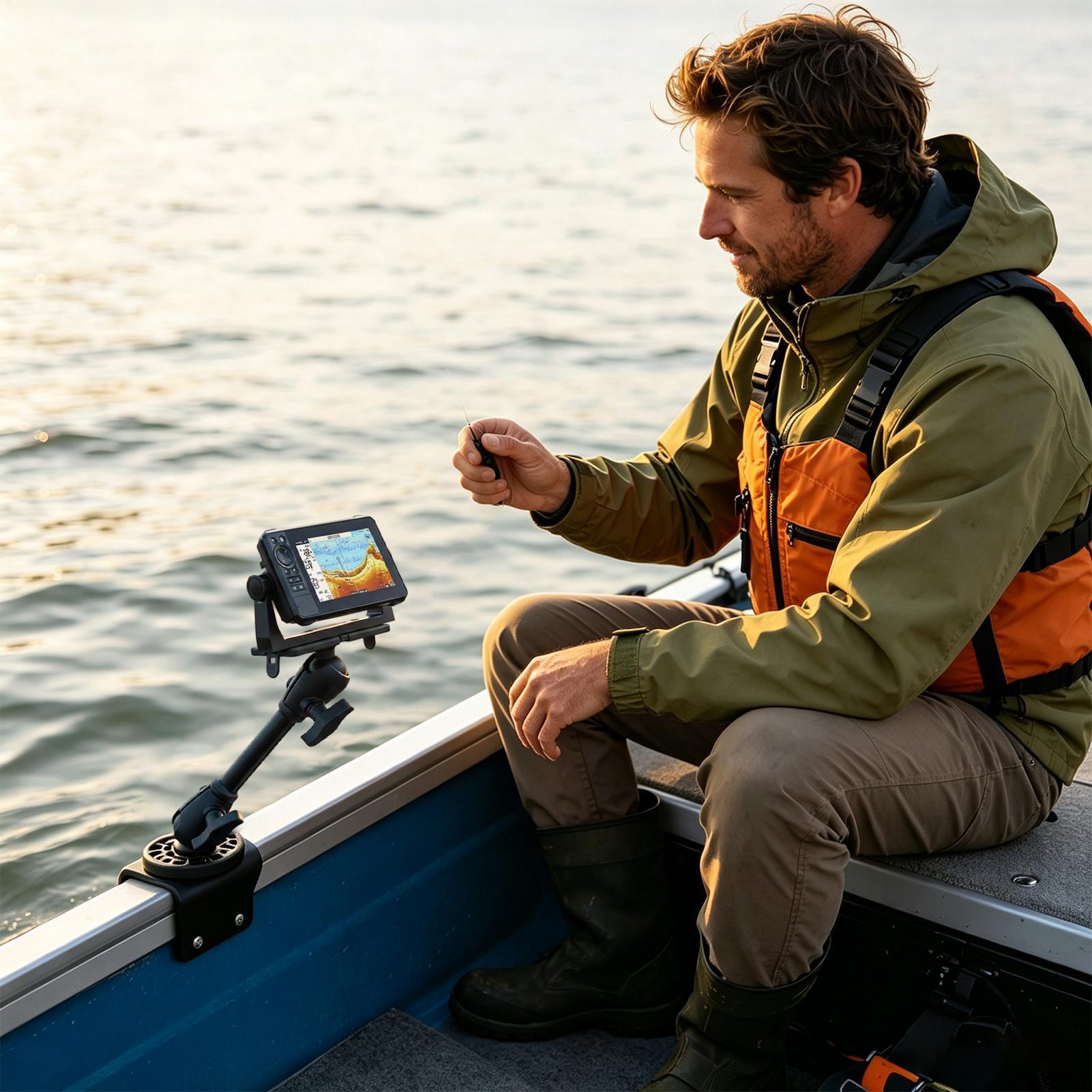 Fish Finder Transducer Mount 3 – обзор и цена Fishing Boat Depth Finder