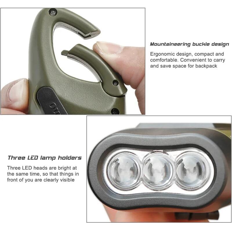Hand Crank Solar Powered Recha – обзор и цена Fishing Boat Navigation Light