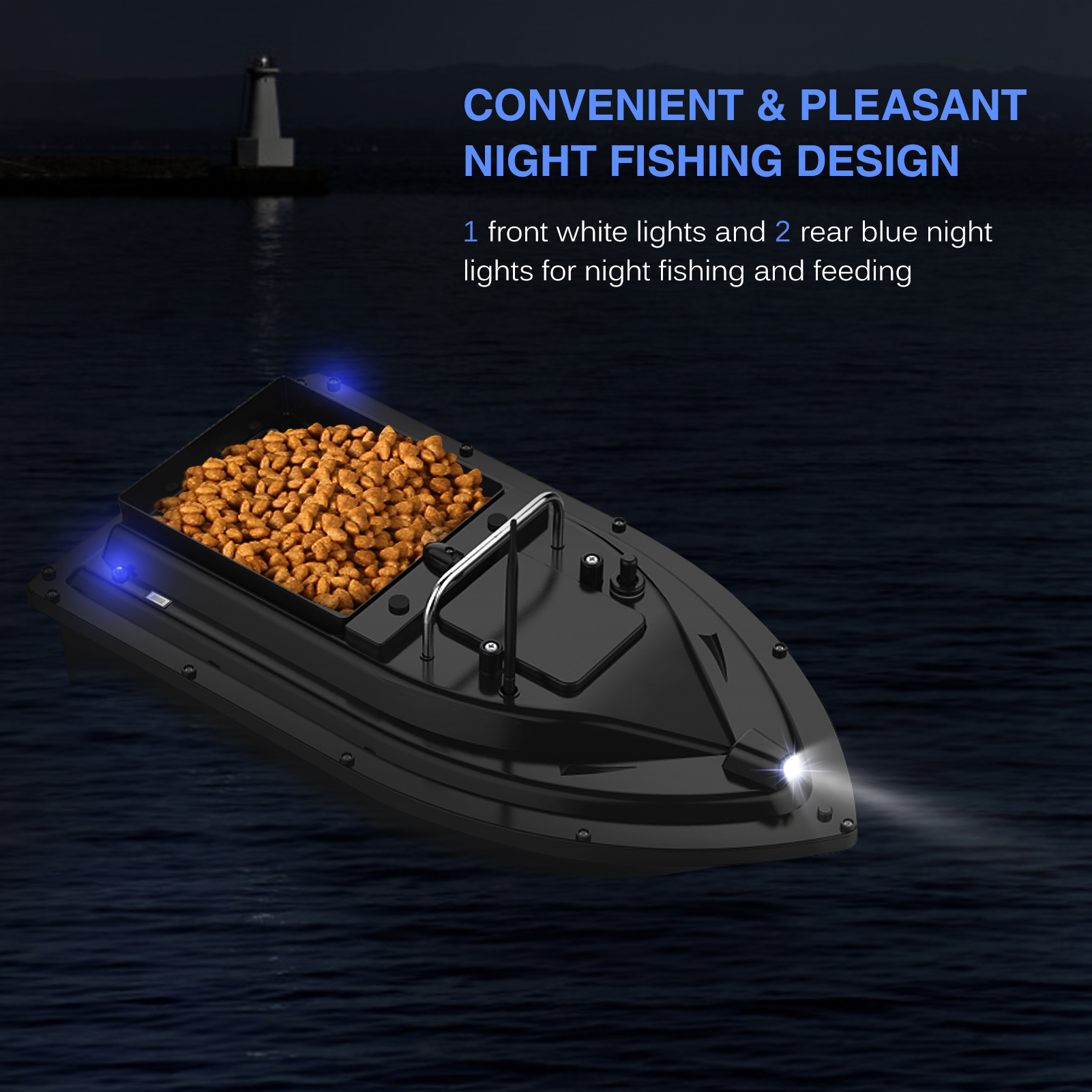D16E GPS Fishing Bait Boat wit – обзор и цена Fishing Boat Gps